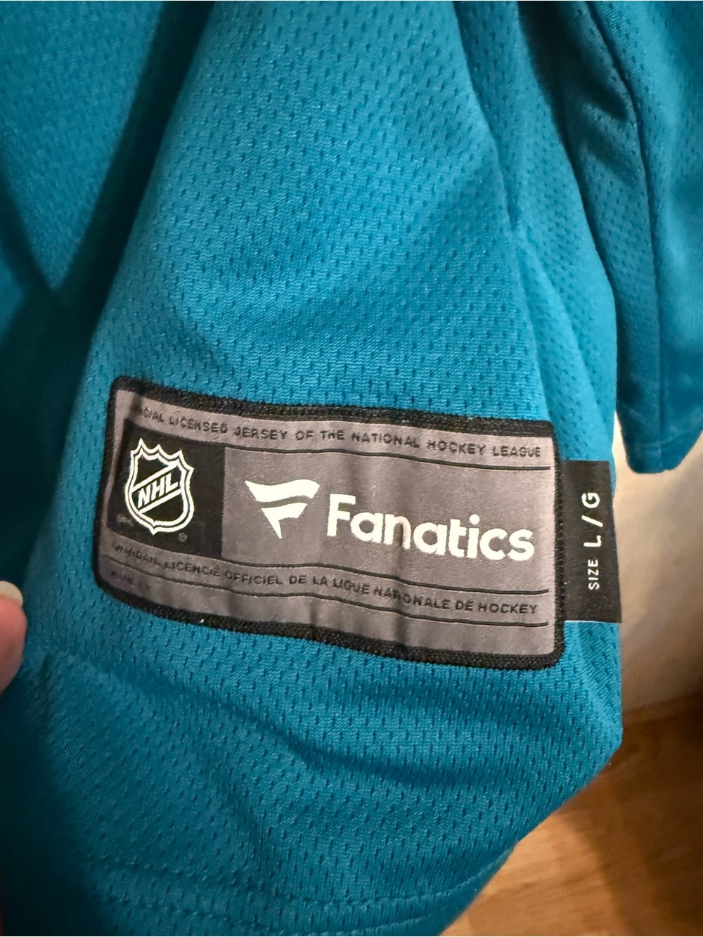 Brent Burns San Jose Sharks Officially Licensed Breakaway Jersey Fanatics, Sz Lg - Picture 3 of 9